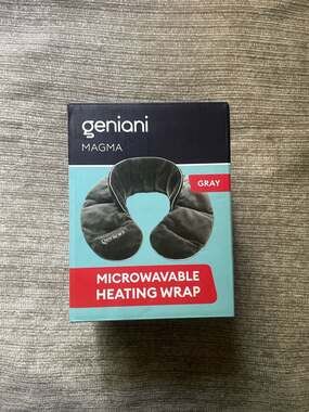 Geniani Magma Microwavable Heating Wrap Neck and Shoulder Pad Gray